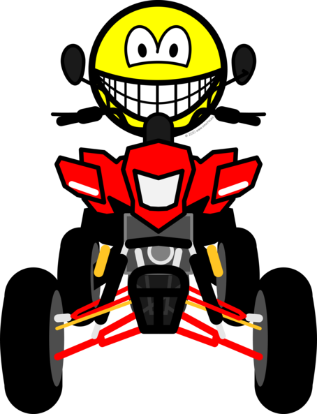 Quad bike smile